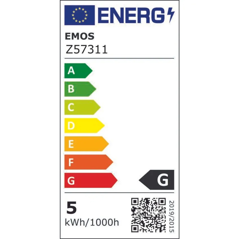 Žárovka DECO SMOKED LED E27 4,5W flame EMOS Z57311