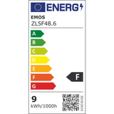 Žárovka LED E27 8,8W A60 bílá přírodní EMOS ZL5F48.6 6ks