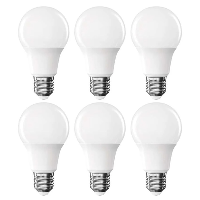 Žárovka LED E27 8,8W A60 bílá přírodní EMOS ZL5F48.6 6ks