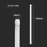 LED zářivka T8 18W 1850lm 6500K 120cm V-TAC VT-121