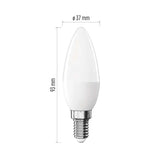 Žárovka LED E14 2,2W Classic svíčka bílá přírodní EMOS ZQ3E03