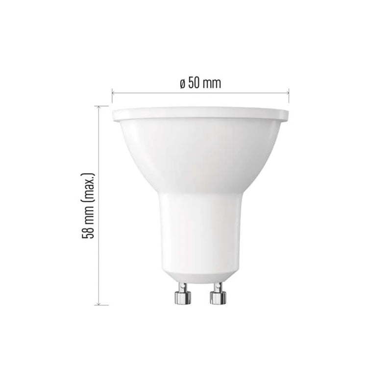 Žárovka LED GU10 10W MR16 bílá studená EMOS ZL8F54