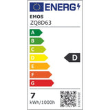 Žárovka LED GU10 7W MR16 bílá přírodní EMOS ZQ8D63