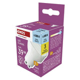 Žárovka LED GU10 4W MR16 bílá studená EMOS ZQ8E24