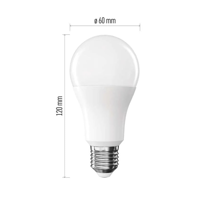Žárovka LED E27 14W Classic A60 bílá studená EMOS ZQ5D77