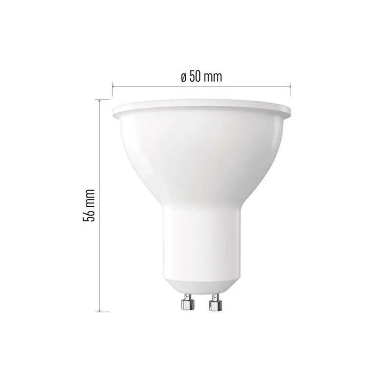 Žárovka LED GU10 5,8W MR16 bílá teplá EMOS ZQ8E34N