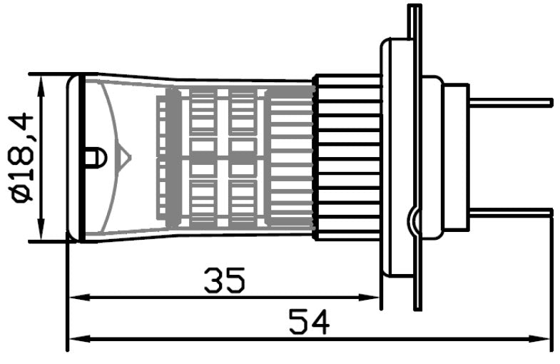Autožárovka LED H7 12/24V 48W CARCLEVER