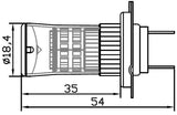 Autožárovka LED H7 12/24V 48W CARCLEVER