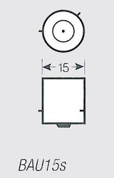 Autožárovka LED BAU15s 12V 3,5W STU