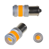 Autožárovka LED BA15s 9-60V 12W CARCLEVER oranžová