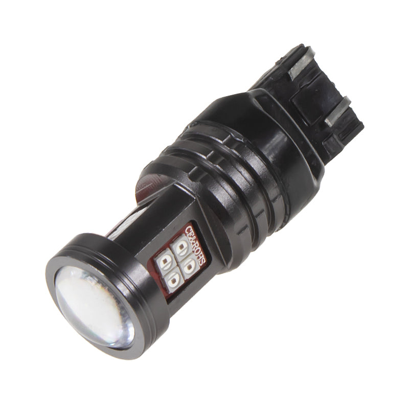 Autožárovka LED T20 12/24V 13LED/2835SMD CARCLEVER červená