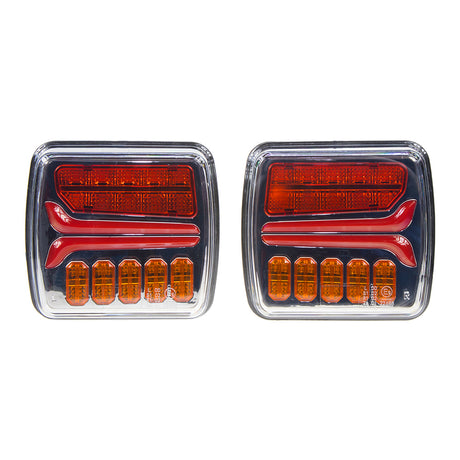 Dynamické blinkry LED CARCLEVER zadní 2 světla trl21led