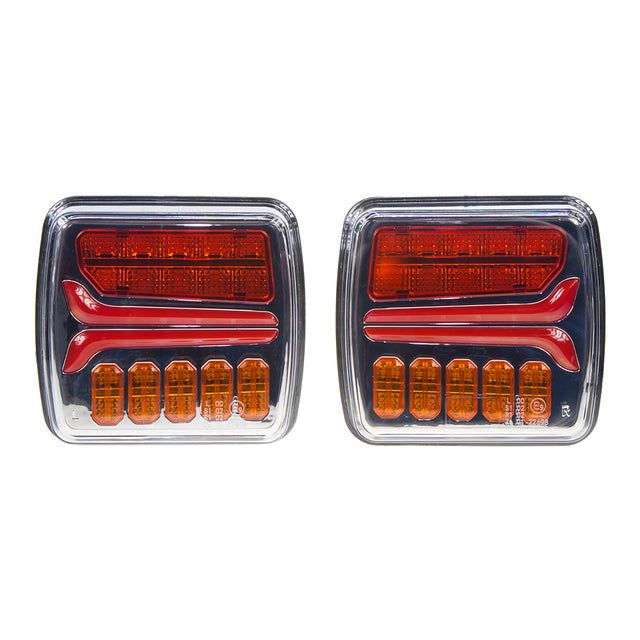 Dynamické blinkry LED CARCLEVER zadní 2 světla trl21led
