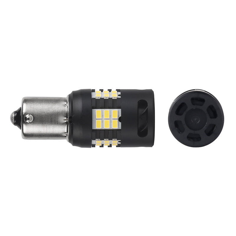 Autožárovka LED BA15S 12V CARCLEVER 30LED 3020SMD bílá 2ks