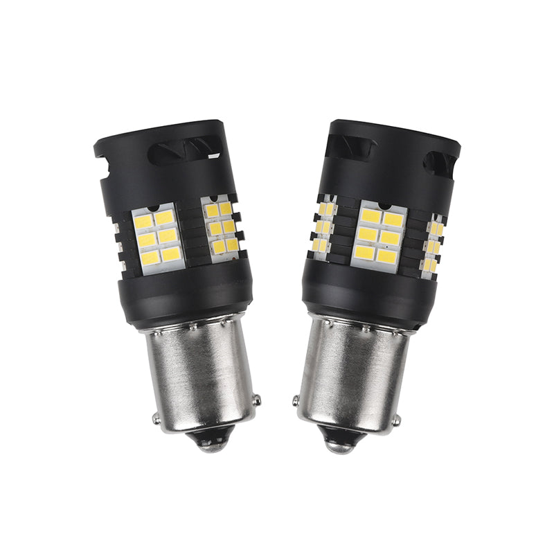 Autožárovka LED BA15S 12V CARCLEVER 30LED 3020SMD bílá 2ks