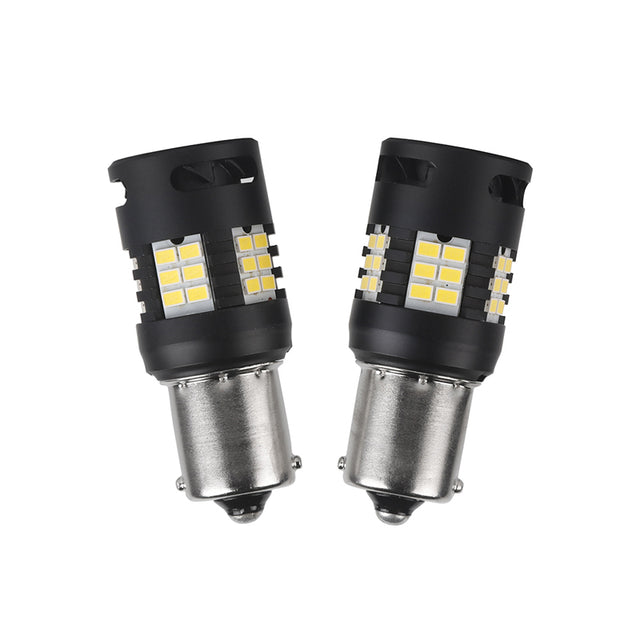 Autožárovka LED BA15S 12V CARCLEVER 30LED 3020SMD bílá 2ks