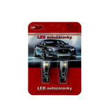 Autožárovka LED T10 12V CARCLEVER 4LED 2835SMD bílá 2ks