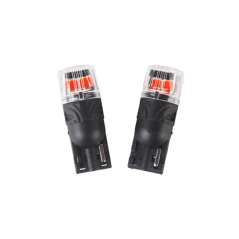 Autožárovka LED T10 12V CARCLEVER 4LED 2835SMD červená 2ks