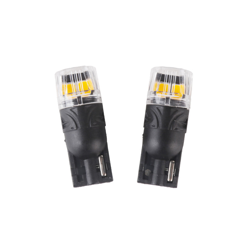 Autožárovka LED T10 12V CARCLEVER 4LED 2835SMD oranžová 2ks