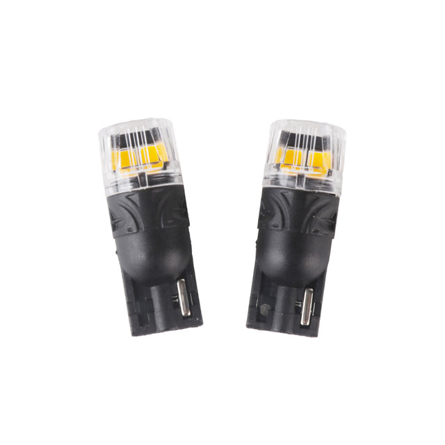 Autožárovka LED T10 12V CARCLEVER 4LED 2835SMD oranžová 2ks