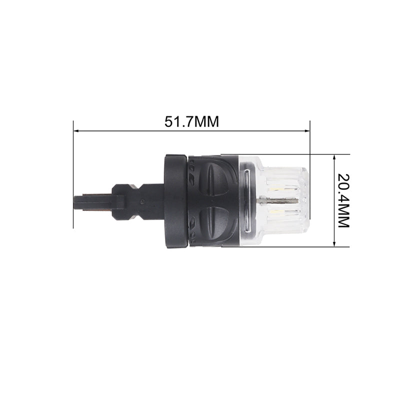 Autožárovka LED T20 (3157) 12V CARCLEVER 16LED 2835SMD bílá 2ks
