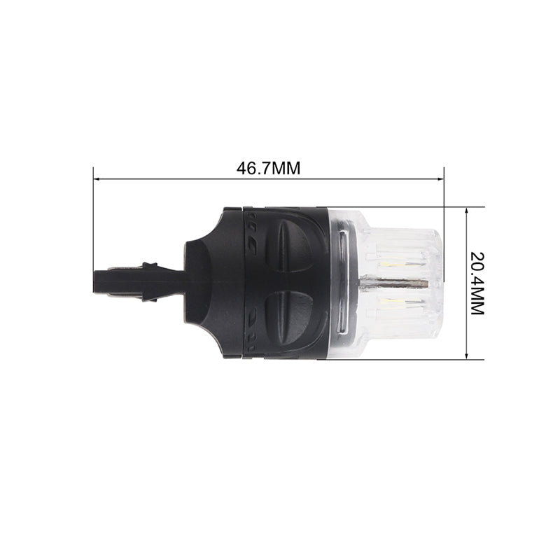 Autožárovka LED T20 (7443) 12V CARCLEVER 16LED 2835SMD bílá 2ks