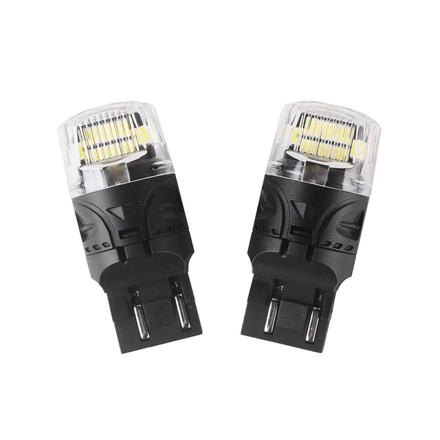 Autožárovka LED T20 (7443) 12V CARCLEVER 16LED 2835SMD bílá 2ks