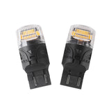 Autožárovka LED T20 (7443) 12V CARCLEVER 16LED 2835SMD oranžová 2ks