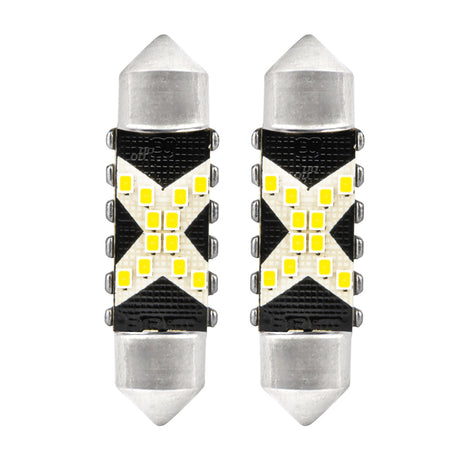 Autožárovka LED Festoon C5W 12/24V AMIO 04238 bílá 2ks