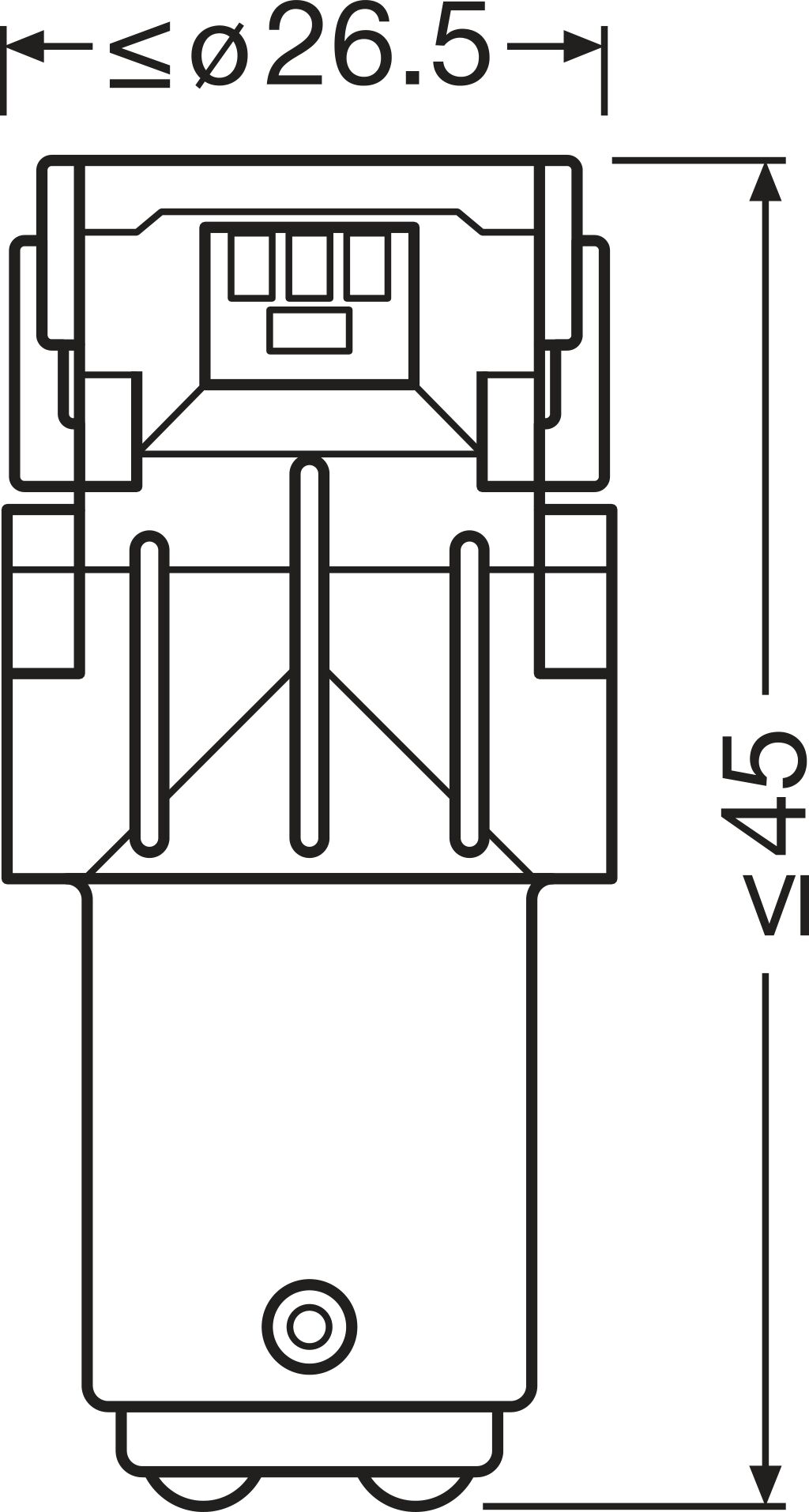 Autožárovka LED 12V P21/5W BAY15d OSRAM bílá 2ks