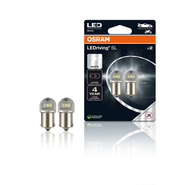 Autožárovka LED 12V R5W BA15s OSRAM studená bílá 2ks