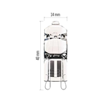 Žárovka halogenová JC G9 30W EMOS ZE0305