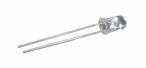 LED  5mm  žlutá  1200mcd/120°  čirá