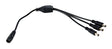Kabel pro LED pásek rozbočovací - 3x vidlice, zásuvka