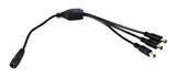 Kabel pro LED pásek rozbočovací - 3x vidlice, zásuvka