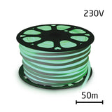 LED neon flexi hadice 230V 120LED/m 12W/m zelená 50m