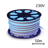 LED neon flexi hadice 230V 120LED/m 12W/m modrá 50m