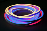LED neon flexi hadice 230V 120LED/m 12W/m žlutá 50m