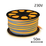 LED neon flexi hadice 230V 120LED/m 12W/m žlutá 50m