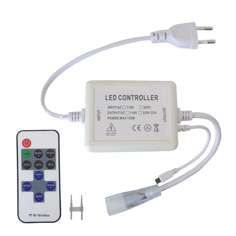 Ovladač pro LED pásek s čipem 2538 IR 230V