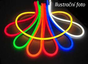 LED neon flexi hadice 230V 92LED/m 7W/m zelená 1m