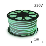 LED neon flexi hadice 230V 92LED/m 7W/m zelená 1m
