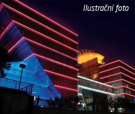 LED neon flexi hadice 230V 92LED/m 7W/m zelená 1m