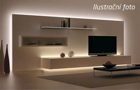 LED pásek 12V 2835  120LED/m IP20 max. 12W/m bílá teplá (cívka 5m) GETI