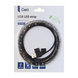 LED pásek s USB GETI GLS33C, 90 cm, studená bílá