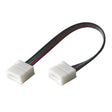 Spojka nepájivá pro RGB LED pásky 5050 30,60LED/m o šířce 10mm s vodičem, IP65