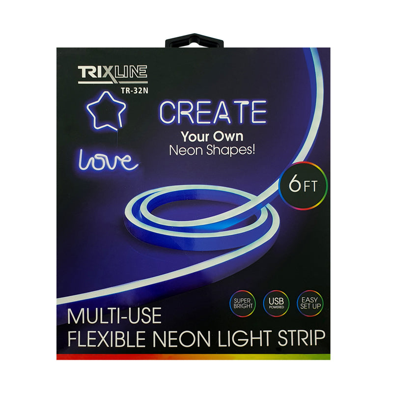 LED pásek USB TRIXLINE TR-32N 1,8m modrý neonový