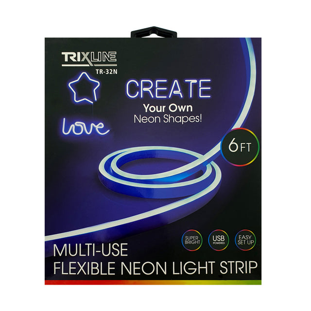 LED pásek USB TRIXLINE TR-32N 1,8m modrý neonový