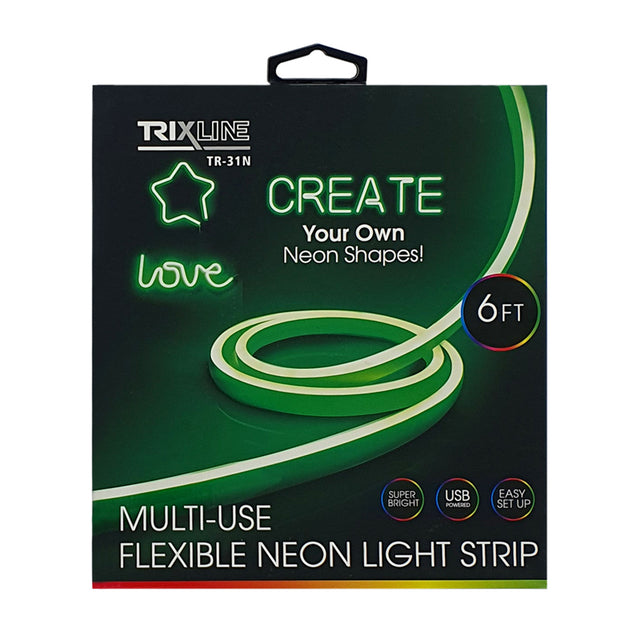 LED pásek USB TRIXLINE TR-31N 1,8m zelený neonový