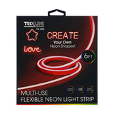 LED pásek USB TRIXLINE TR-30N 1,8m červený neonový